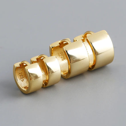 Bulk Wholesale Earring Simple Fashion Style Jewelry Hoop Earrings Gold-plated Earrings for Women