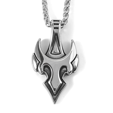 Viking Souvenir Stainless Steel Men's Necklace Original Viking Necklace Norse Myth Wolf Necklace Viking Jewelry