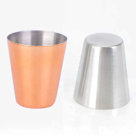 Wholesale Orion Eco-Friendly Stainless Steel 30ml Shot Glass Custom Logo American Style Fashion Outdoor Camping Coffee/Tea Party