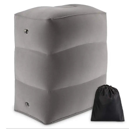 Best Seller Car Bus Pillow Pvc Kids Flight Sleeping Footrest Pillow Resting Pillow on Airplane Inflatable Travel Foot Rest