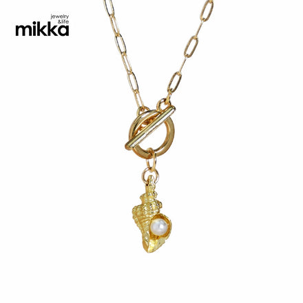 Wholesale Color Rice Bead Necklace Female Niche Does Not Fade Multi-layer Beaded Shell Clavicle Chain
