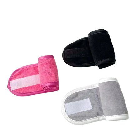 Eco-Friendly Cotton Terry Cloth Stretch Spa Headband Soap Makeup Towel for Shower Bath 65-68CM with 100pcs MOQ