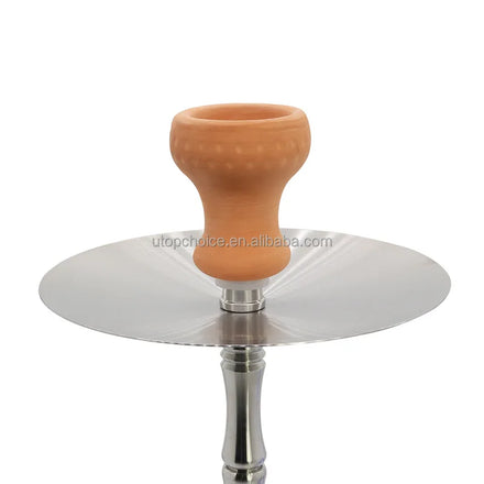 Hookah Shisha Top End Eco-friendly 304 Stainless Steel Hookah Shisha Transparent Glass Smoking Narguile Shisha Hookah