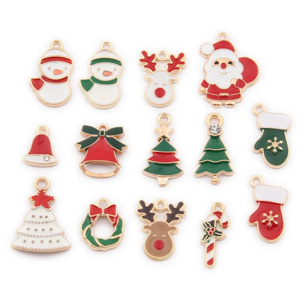 Wholesale Crystal Epoxy Pendant Christmas Tree Pendant for New Year