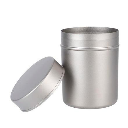 camping Portable Storage Jar Canister with Airtight Lid for Serving Tea Coffee Spice and More Tea Tin Canister
