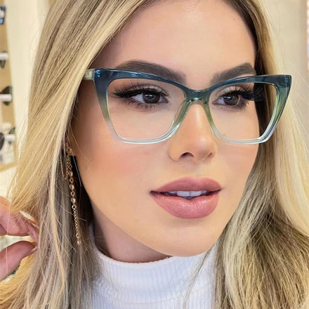 Armazones Opticos 2023 Women's Anti Blue Light Optical Steampunk Eyeglasses 2021 Fashion Kid Eyeglasses TR90 Gemstone 6158 55