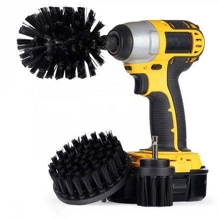 3PCS Drill Attachment Power Scrubber Brush Cleaning Kit Multi Purpose Drill Cleaning Brush Set Drill Scrubber Brush Kit