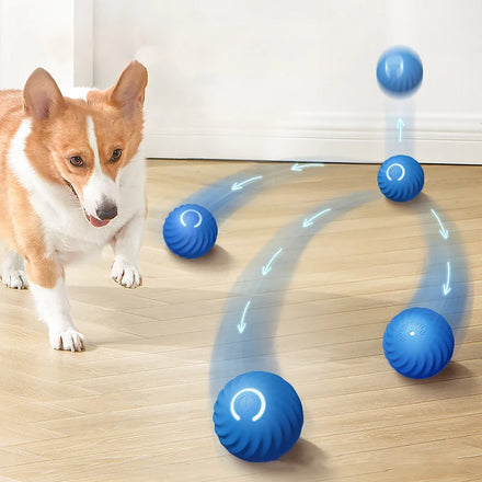 New Smart Cat Toys Automatic Rolling Ball Electric Cat Ball Interactive Cat Toy ABS Balls for Dogs Pet Chew Toys