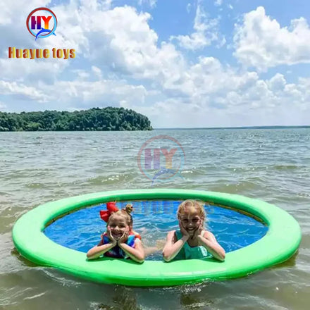 Custom-Size Inflatable Pool Float for Adults New Design Fabric Water Hammock Round Floating Chair for Swimming