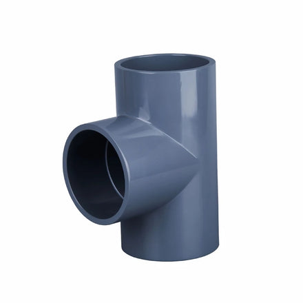 China High Quality 1-1/2inch to 4inch Plastic Cpvc Pipe Fittings DN40 to DN100 Cpvc Tee Fitting
