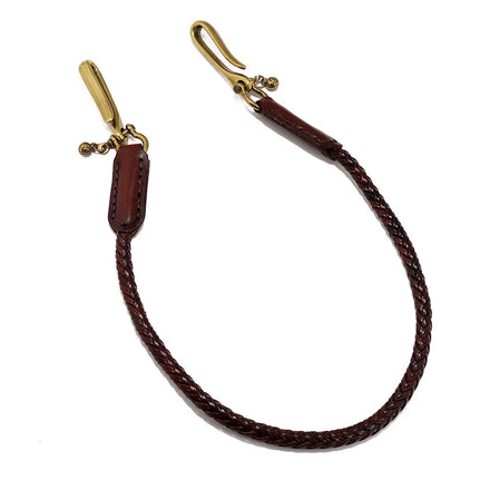 Handmade Punk Rock Braid Genuine Leather Vintage Pant's Chain for Parties and Gifts