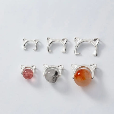 S925 Silver Round Bead Hat Semicircle Spacer Bead Caps Necklace Bracelet Jewelry Accessories DIY Jewelry Making Supplier