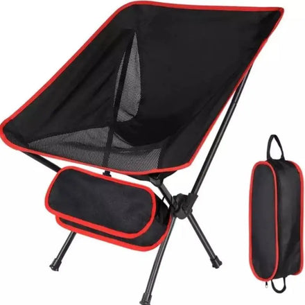WOQI 330 Lbs Portable Folding Compact Camping Chair Backpacking Aluminum Chair for School Park Hotel Use Upgrade Version