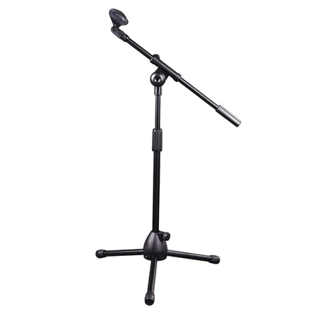 Professional Tripod Foldable Metal Adjustable Handle Floor Microphone Stand