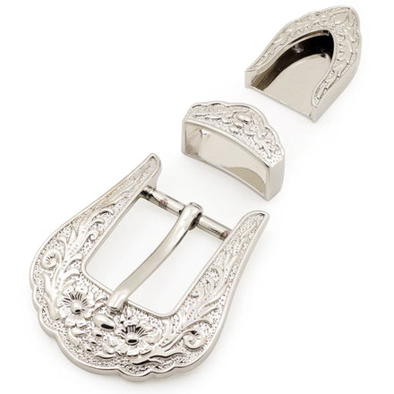 Custom Hot Sale Products 26 mm Ladies Fashion Belt Buckle Three Pieces Zinc Alloy Pin Buckle for Women