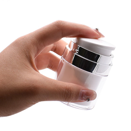 Acrylic Cosmetic Duck Mouth Cylinder 15g 30g 50g 100g Airless Cream Jars Eye Cream Lotion Sunscreen Bottles
