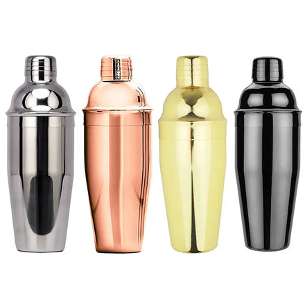 High Quality New Three Stage 750ml Stainless Steel Shake Bottle Cocktail Drink Shakers Bar Shakee Tool Cocktail Shaker