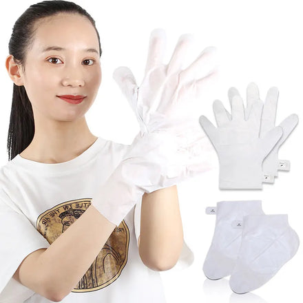 Hot Hand Care Product All Natural Collagen Infused Glove Beauty White Soft Anti Aging Hand Masks for Dry Skin