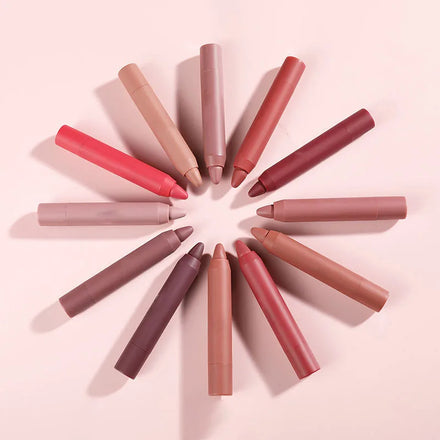 Wholesale Cosmetics Vegan Organic Crayon Lipstick Matte Long Lasting Velvet Matte Lipstick