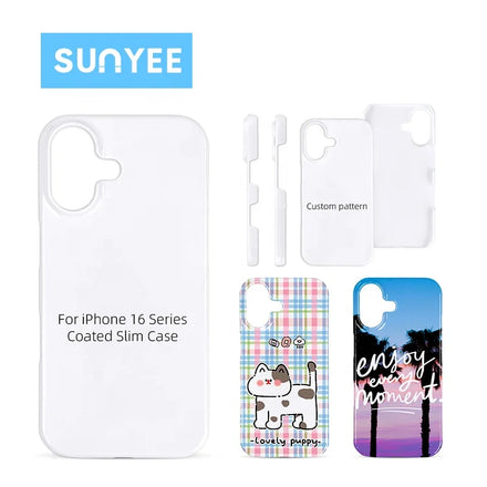 Sunyee Personalized Custom 3D PC Coated Sublimation Blank Cell Phone Case Covers for Iphone 16 Sublimation Phone Cases Wholesale