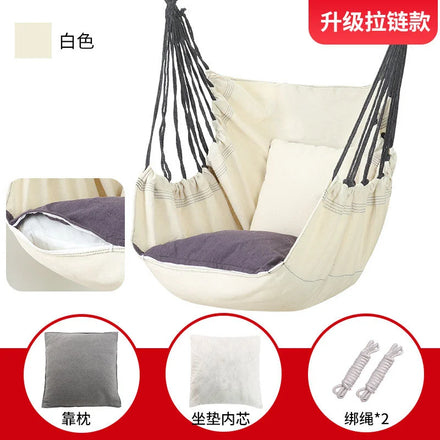 MINGCHAN Low Moq Fast Deliver Hanging Hammock Chair Hanging Swing Chair with Two Cushions