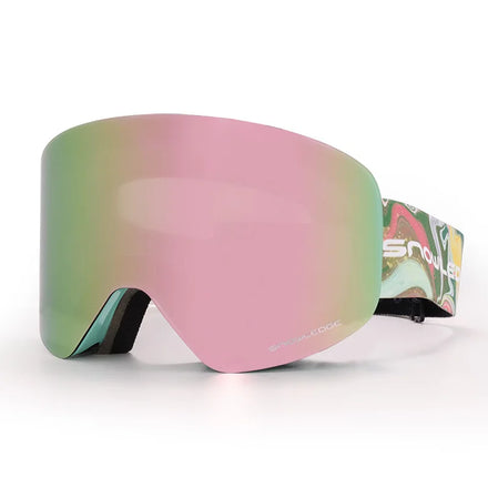 For Polarized Anti-Fog UV400 PC Lenses Ski Goggles Double Layers Magnetic Snow Eyewear