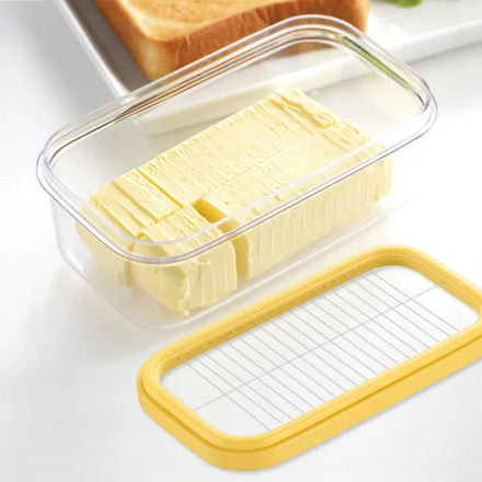 Nordic Butter Sealing Box Cheese Cutting Cheese Storage Tray Butter Dish Container Box