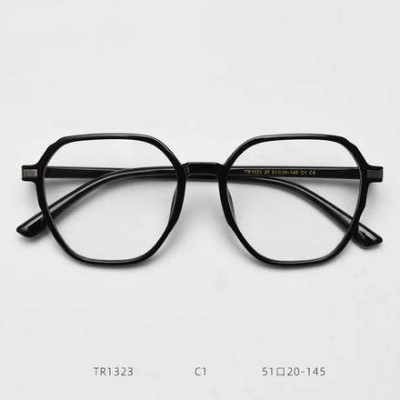 2025 Anti-Blue Light TR90 Gradient Color Cat Eye Glasses Frames Vintage Spring Hinge Optical Frame Women Optical Glasses