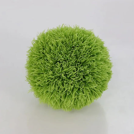 Eternal Flower Green Hairy Ball Moss Pine Green Stone Velvet Handmade Bouquet Home Decoration Green Stone Bamboo Raw Materials