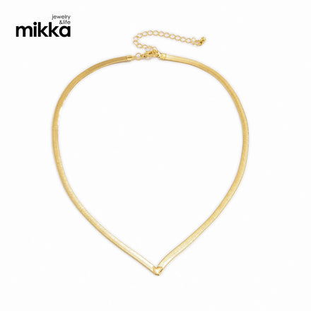 Current Jewelry Snake Chain 18K Gold Plated Stainless Steel Necklace Enamel and Acrylic Design Necklace
