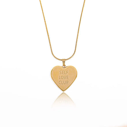 Custom Letter Picture 18K Gold Plated Necklace Heart Stainless Steel Personalize Necklace
