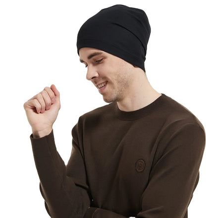 Anti Radiation EMF Shielding 5G Protection Silver Fabric Liner Beanie Hat