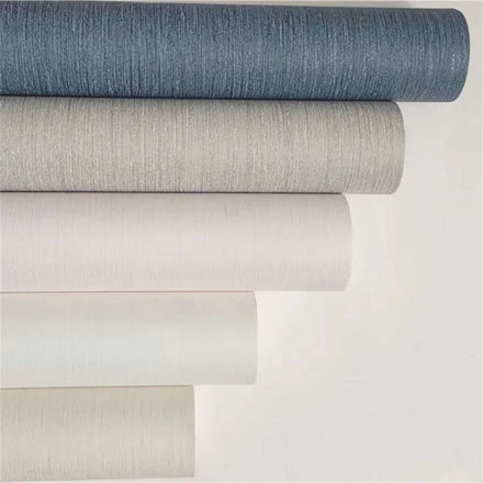 Non Self-Adhesive Waterproof Wallpaper Non-Woven Fabric Vertical Strip Living Room TV Background Wall Bedroom Entertainment