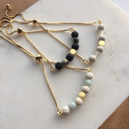 Aromatherapy Essential Oil Diffuser Lava Bead Bracelets Stainless Steelmoonstone Spiritual Healing Stone Bracelet