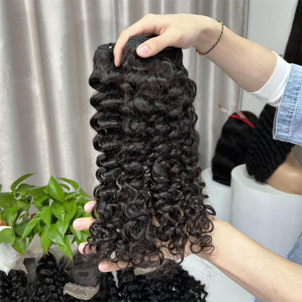 High Density 100% Brazilian Virgin Unprocessed Human Hair Bundles Black Women DKL Brand Machine Double Weft 100g