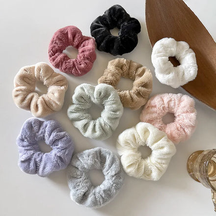 Fashion 14 Colors Soft Nap Hair Bands Children Hair Accessories Headdress Hair Rope for Women