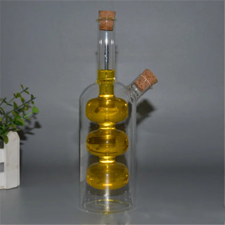 Cooking Oil Container Kitchen Glass Oil Pot Vinegar Bottle