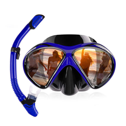 Factory Supply Waterproof Skin Diving Kit With Goggle Mask and Snorkel Tube Set