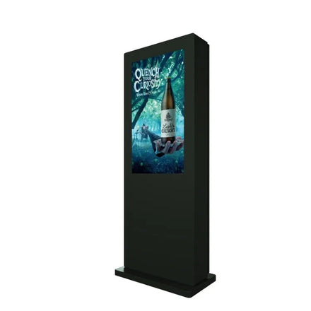 55 Inch Digital Advertising Display Outdoor Kiosk Waterproof Floor Standing LCD Touch Screen Advertising