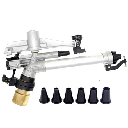 Titans 2'' Durable Rain Gun Sprinkler with Rocker 360 Gear Drive Nozzle for Farm and Irrigation System