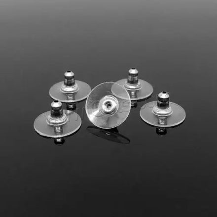 DIY Unisex Original Color 304 Stainless Steel Ear Nut Component with Plastic Machine Polished 1566796
