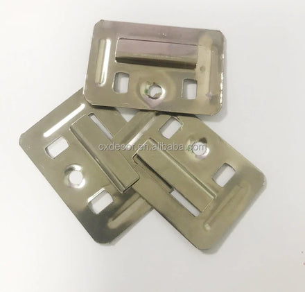 Interior PVC Panel Wall Boards Buckles Wall Cladding Install Accessories Stainless Steel Metal Clips for WPC Wall Panel