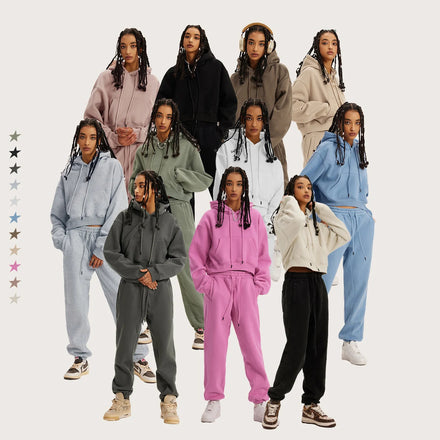 Custom Women Crop Top Hoodie Casual Hoodies & Sweatshirts Pullover Cropped Oversize Hoodie for Woman