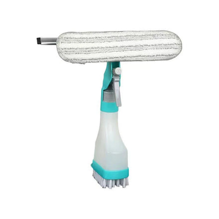 4 in 1 Multi-function Wiper Soap Cleaner Squeegee Mirror Wall Brush Glass Window Cleaning Brush