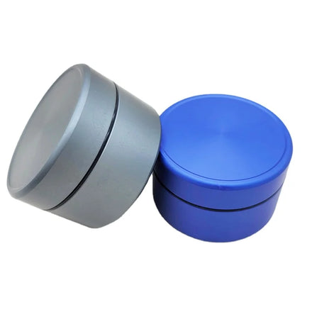 Fancy Round Metal Metallic IEM Small Portable Round Waterproof Caseearbud Aluminum Round Customized case