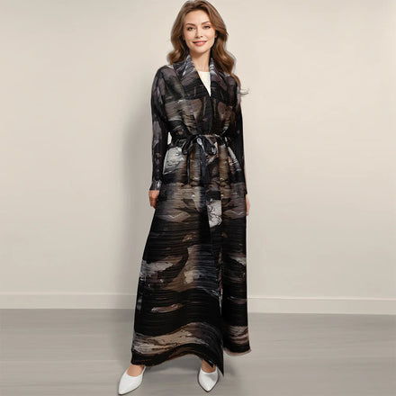 Fashion Middle East Embroidered EID Ab210 Stain Floral Women's Printing Dress