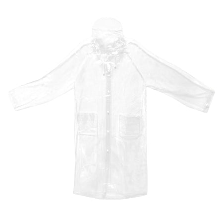 Single Person Waterproof Windproof EVA Rain for with Sleeves for Biker Boys & Girls 100% Transparent Rainwear