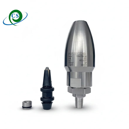 1/4 High Pressure Tungsten Steel Core Turbo Nozzle Rotating Stainless Steel Surface Cleaning Nozzle