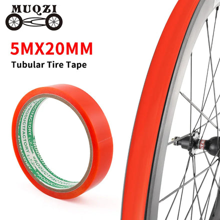 MUQZI Seal Bicycle Tubeless Rim Tape Red 20mm Double-sided Tubeless Rim Tape for Road Bike