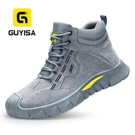 GUYISA Popular European Standard CE Breathable Safety Shoes Lightweight Breathable Industrial Construction Work Boots